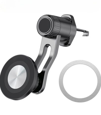 Support de voiture magnétique Untoom, comprenant un aimant puissant et un disque en métal pour une fixation optimale de votre smartphone, garantissant une utilisation stable et sécurisée pendant la conduite.