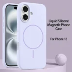 Coque MagSafe iPhone Série 16 Silicone Liquide – Image 2