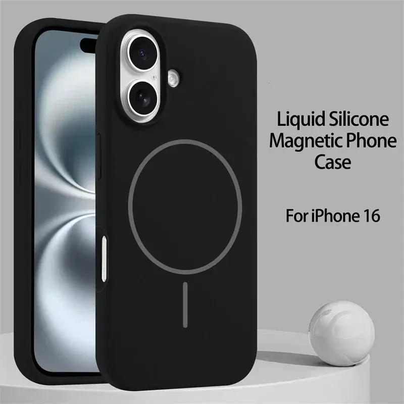 Coque MagSafe iPhone Série 12 Silicone Liquide – Image 2